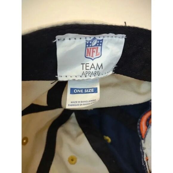 Denver Broncos Hat Cap NFL Football Navy Orange Adjustable Logo Embroide… - Picture 11 of 12